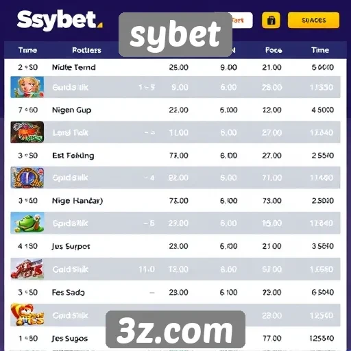 Avaliação dos principais jogos disponíveis no site sybet