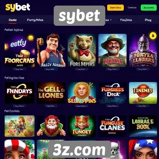 Análise das ofertas de jogos no site sybet